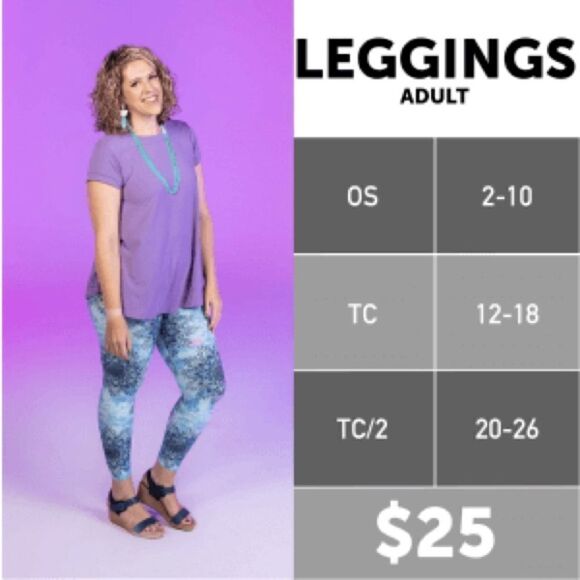 LuLaRoe TC Leggings • Squirrels • Unicorn Collection • Adult Size 12-16+ • NWOT - Picture 14 of 15